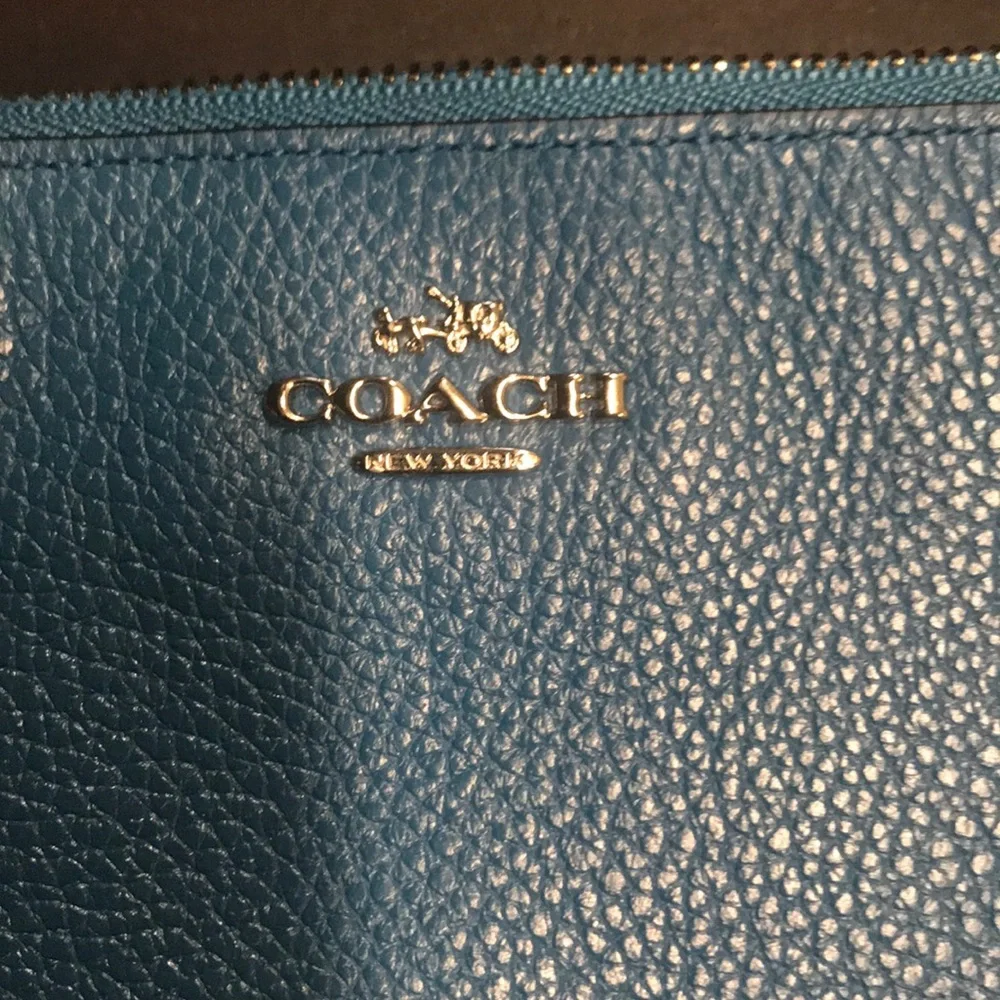 Coach Small Shearling Wristlet NEW